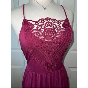 💐 Beautiful Plum Spring Dress 💜